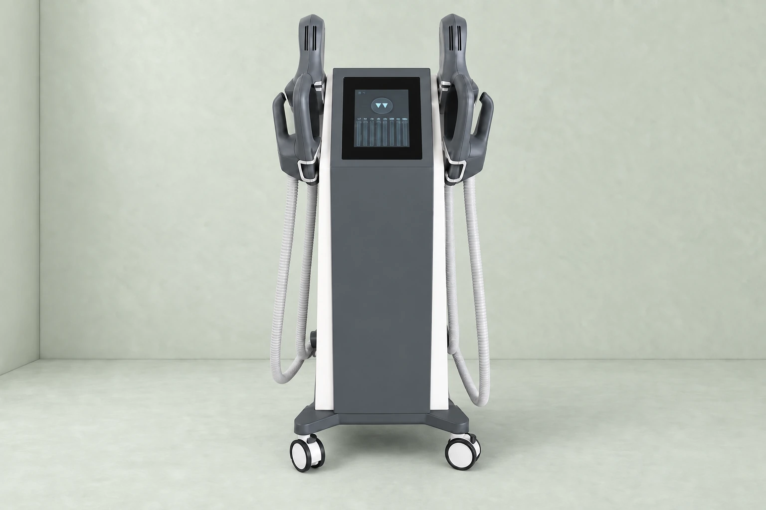 4 Handles EMT + EMS Body Sculpting Machine — illustrative studio photograph