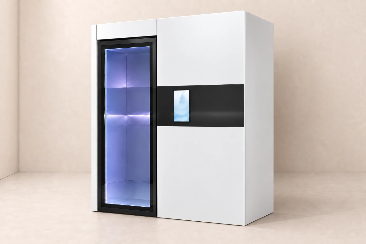 Cryochamber Auraro D2 — illustrative studio photograph