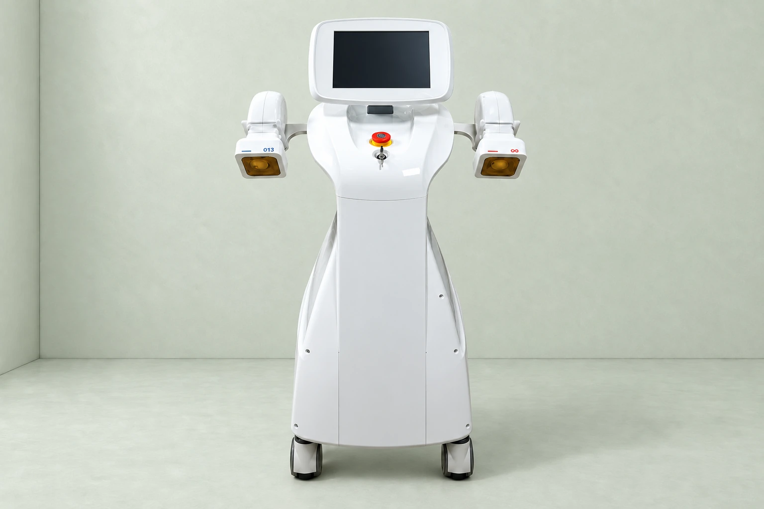Ice Sculpting Body Sculpting Machine - 2 Handles — illustrative studio photograph